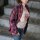 Top – Baggy Plaid Shirt (Red n Blue)