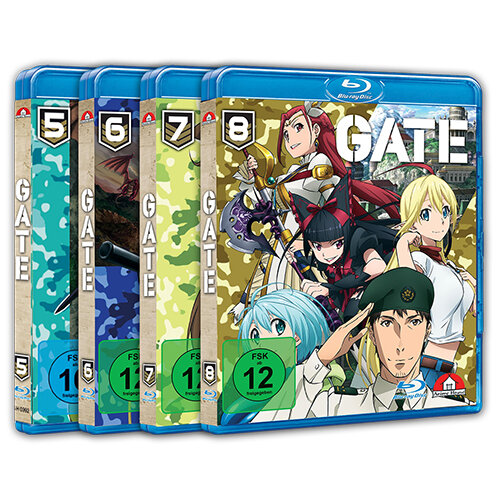 Gate II - Vol 5 bis 8 Bluray Bundle