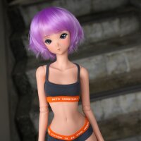 Smart Doll – Chitose Multiverse (cinnamon) - Random short lavender wig