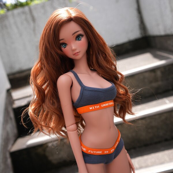 New Smart Doll Justice Cocoa Wig Sports Bra Set Figure girl Japan