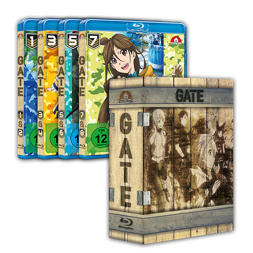 GATE: Survival Crate, Vol. 1-8 Blu-ray mit Schuber