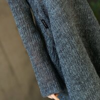 Top – Irregular Hem Sweater (Ash Blue)