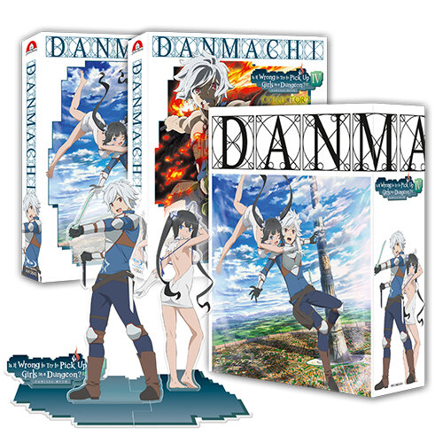 Danmachi - Familia Myth IV - Blu-ray CE Vol. 1 & 2 Bundle mit Schuber (Episode 1 – 22)