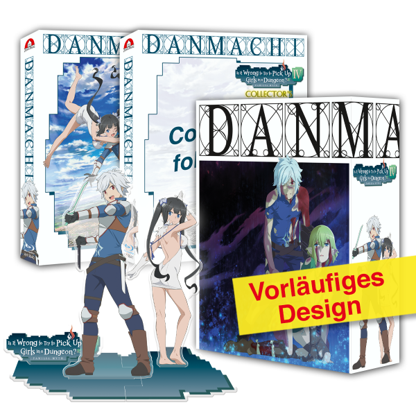 Danmachi - Familia Myth IV Blu-ray CE Vol. 1 & 2 Bundle mit Schuber (Episode 1 – 22)