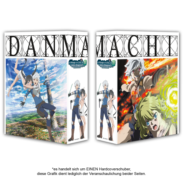 Danmachi - Familia Myth IV Blu-ray CE Vol. 1 & 2 Hardcover-Schuber