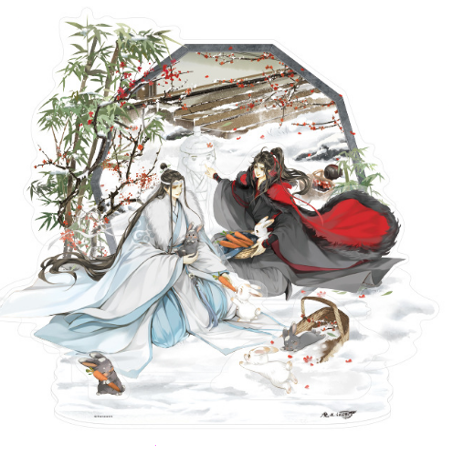 Grandmaster of Demonic Cultivation - Wei Wuxian & Lan Wangji - Winter Season Series - Acrylic Standee – 24cm