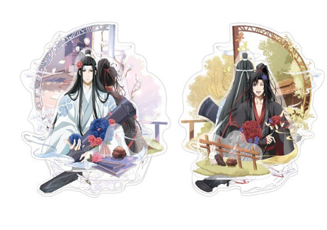 Grandmaster of Demonic Cultivation - Wei Wuxian & Lan Wangji - Birthday Version - Acrylic Standee Set – 17,5cm